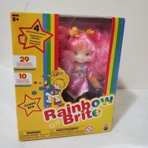 Rainbow Brite Tickled Pink Doll – 29 Points of Articulation Includes 4 Surprises